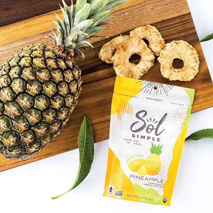 Solar Dried Pineapple