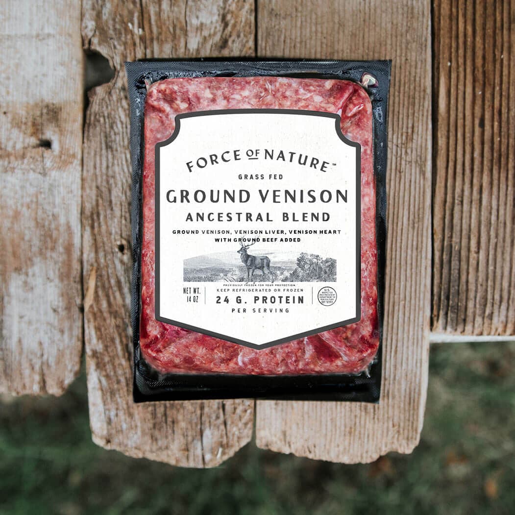 Grass Fed Ground Venison Ancestral