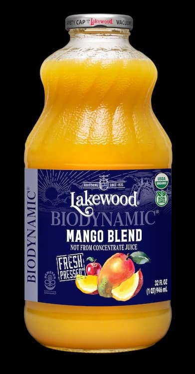 Biodynamic Mango Juice Blend