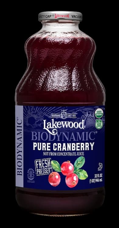 Biodynamic Pure Cranberry Juice