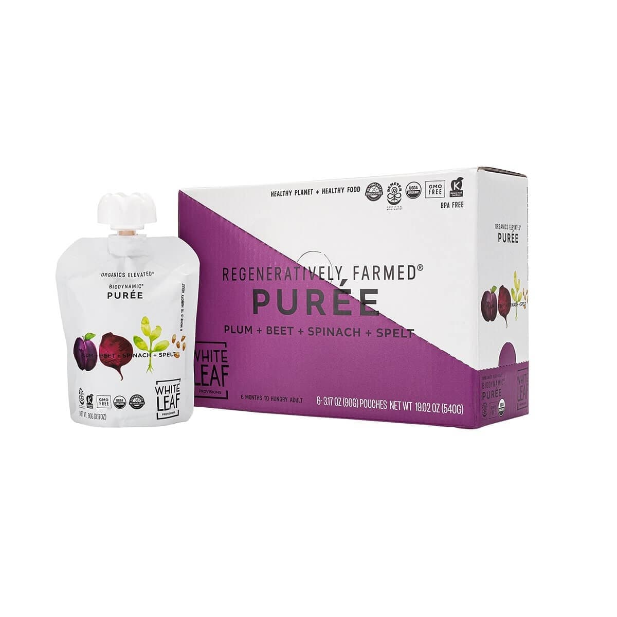 Organic Plum + Beet + Spinach + Spelt