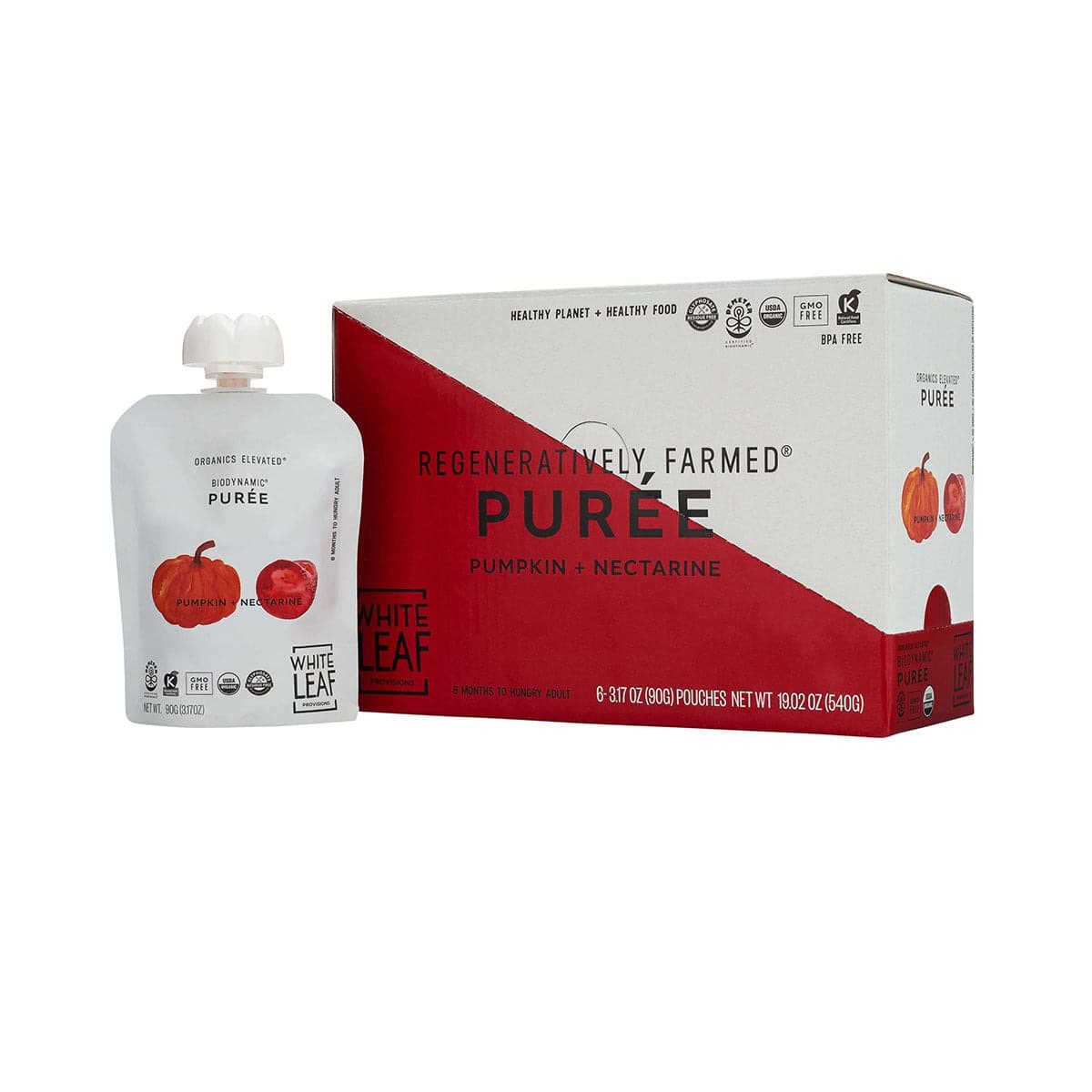 Organic Pumpkin + Nectarine Puree